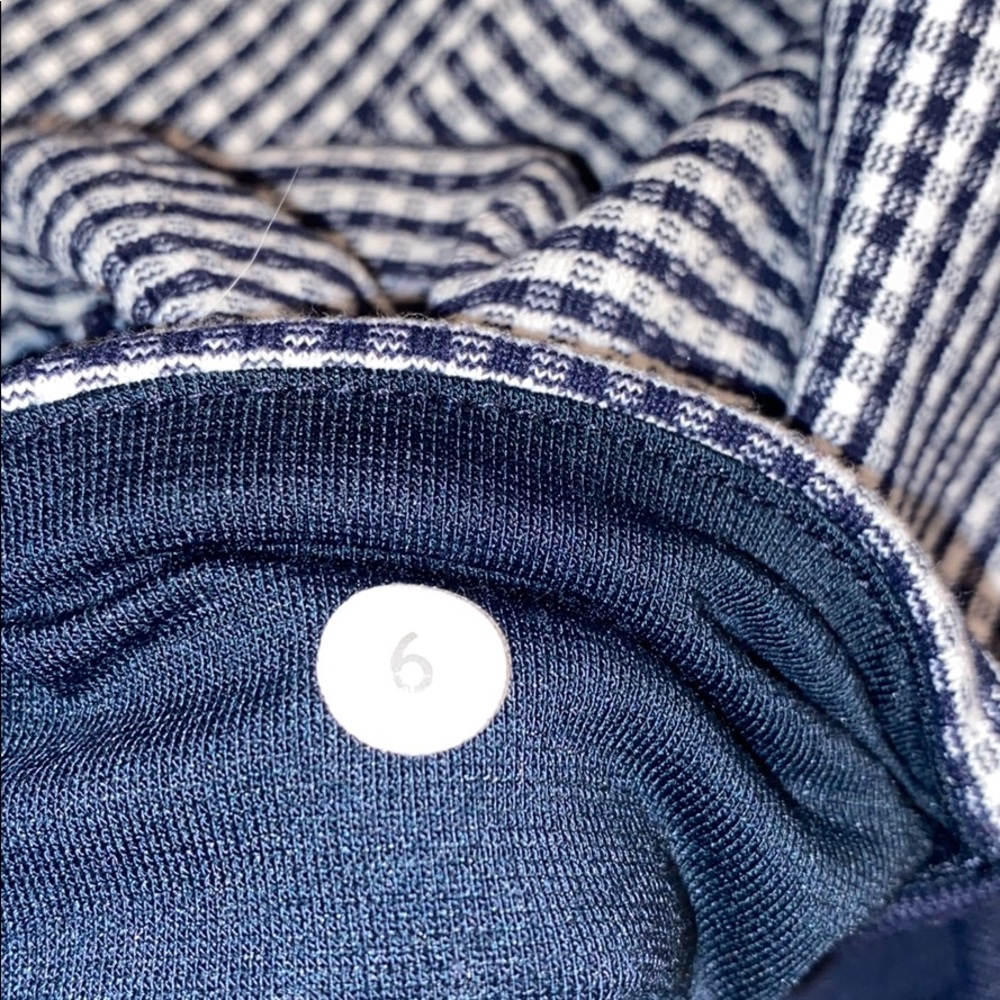 Lululemon Gingham Wunder Under Crop II - Picture 6 of 6